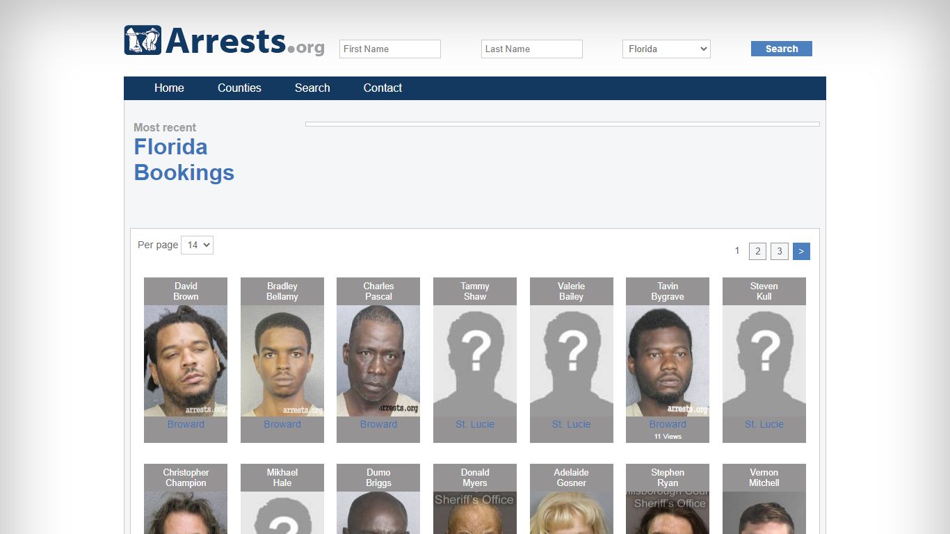 Florida Arrests and Inmate Search